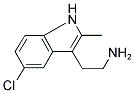 2-(5-CHLORO-2-METHYL-1H-INDOL-3-YL)-ETHYLAMINE 结构式