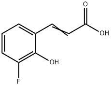 3-(3-FLUORO-2-HYDROXY-PHENYL)-ACRYLIC ACID 结构式
