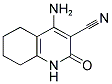 4-Amino-2-oxo-1,2,5,6,7,8-hexahydroquinoline-3-carbonitrile 结构式