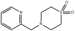 4-(2-PYRIDINYLMETHYL)-1LAMBDA6,4-THIAZINANE-1,1-DIONE 结构式