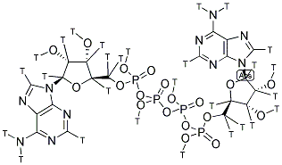 DIADENOSINE TETRAPHOSPHATE, [3H]- 结构式