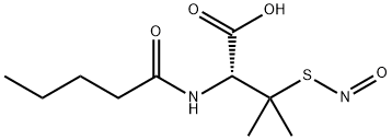 SNVP;S-NITROSO-N-VALERYL-DL-PENICILLAMINE 结构式