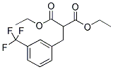 DIETHYL (3-TRIFLUOROMETHYLBENZYL)MALONATE 结构式