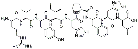 ARG-VAL-TYR-ILE-HIS-PRO-PHE-HIS-LEU 结构式