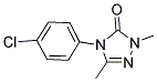 4-(4-CHLOROPHENYL)-2,5-DIMETHYL-2,4-DIHYDRO-3H-1,2,4-TRIAZOL-3-ONE 结构式