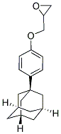 2-{[4-(1-ADAMANTYL)PHENOXY]METHYL}OXIRANE 结构式