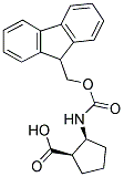 FMOC-(+/-)-CIS-2-AMINOCYCLOPENTANE-1-CARBOXYLIC ACID 结构式