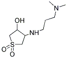 4-(3-DIMETHYLAMINO-PROPYLAMINO)-1,1-DIOXO-TETRAHYDRO-1LAMBDA6-THIOPHEN-3-OL 结构式