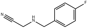 2-[(4-Fluorobenzyl)amino]acetonitrile 结构式