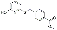 METHYL 4-([(4-HYDROXYPYRIMIDIN-2-YL)THIO]METHYL)BENZOATE 结构式