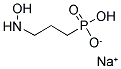 3-(N-HYDROXYAMINO)PROPYL PHOSPHONATE, MONOSODIUM SALT 结构式