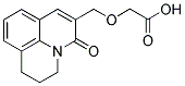 2-[(2,3-DIHYDRO-5-OXO-(1H,5H)-BENZO[IJ]QUINOLIZIN-6-YL)METHOXY]ACETIC ACID 结构式