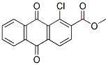 1-Chloro-9,10-dioxo-9,10-dihydro-anthracene-2-carboxylic acid methyl ester 结构式
