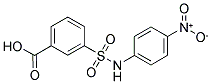 3-(4-NITRO-PHENYLSULFAMOYL)-BENZOIC ACID 结构式