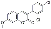 3(2',4'-Dichlorophenyl)-7-methoxycoumarin 结构式
