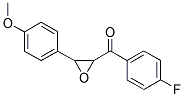 4-METHOXY-4'-FLUOROCHALCONE EPOXIDE 结构式