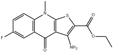 3-AMINO-6-METHYL-THIENO[2,3-B ]QUINOLINE-2-CARBOXYLIC ACID 结构式