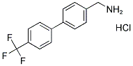 (4-[4-(TRIFLUOROMETHYL)PHENYL]PHENYL)METHYLAMINEHYDROCHLORIDE 结构式