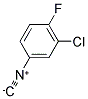 3-CHLORO-4-FLUOROPHENYLISOCYANIDE 结构式