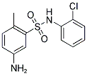 5-AMINO-N-(2-CHLORO-PHENYL)-2-METHYL-BENZENESULFONAMIDE 结构式