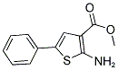 2-AMINO-5-PHENYL-THIOPHENE-3-CARBOXYLIC ACID METHYL ESTER 结构式