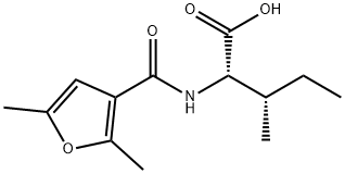 2-[(2,5-DIMETHYL-FURAN-3-CARBONYL)-AMINO]-3-METHYL-PENTANOIC ACID 结构式