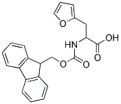 2-(((((9H-芴-9-基)甲氧基)羰基)氨基)-3-(呋喃-2-基)丙酸 结构式