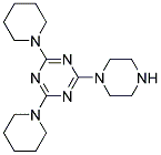 2-(1-PIPERAZINYL)-4,6-DI(1-PIPERIDINYL)-1,3,5-TRIAZINE 结构式