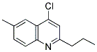 4-CHLORO-6-METHYL-2-PROPYLQUINOLINE 结构式