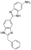 2'-BENZYL-3 H ,1' H-[2,5']BIBENZOIMIDAZOLYL-5-YLAMINE 结构式