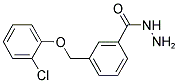 3-(2-CHLORO-PHENOXYMETHYL)-BENZOIC ACID HYDRAZIDE 结构式