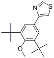 4-(3,5-DI-TERT-BUTYL-4-METHOXY-PHENYL)-THIAZOLE 结构式