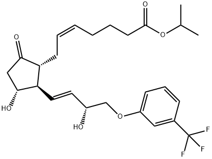 9-酮氟前列醇异丙酯 结构式