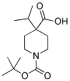 N-BOC-4-ISO-PROPYL-4-PIPERIDINECARBOXYLIC ACID 结构式