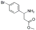 3-氨基-3-(4-氟苯基)丙酸甲酯 结构式