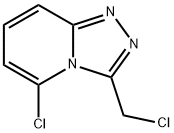 5-Chloro-3-(chloromethyl)[1,2,4]triazolo[4,3-a]pyridine 结构式