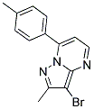3-Bromo-2-methyl-7-(4-methylphenyl)pyrazolo[1,5-a]pyrimidine 结构式