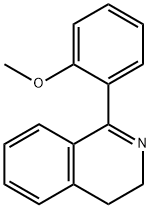 1-(2'-Methoxy)-phenyl-3,4-dihydro-isoquinoline 结构式