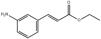 反式-3-氨基肉桂酸乙酯 结构式