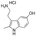 2-METHYL-5-HT HYDROCHLORIDE 结构式