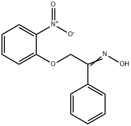 2-(2-NITROPHENOXY)-1-PHENYL-1-ETHANONE OXIME 结构式