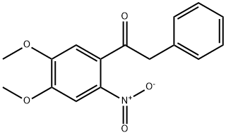 1-(4,5-DIMETHOXY-2-NITRO-PHENYL)-2-PHENYL-ETHANONE 结构式