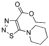 ETHYL 5-PIPERIDIN-1-YL-1,2,3-THIADIAZOLE-4-CARBOXYLATE 结构式