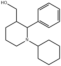 (1-CYCLOHEXYL-2-PHENYL-3-PIPERIDINYL)METHANOL 结构式