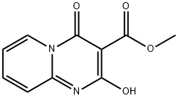 METHYL 2-HYDROXY-4-OXO-4H-PYRIDO[1,2-A]PYRIMIDINE-3-CARBOXYLATE 结构式