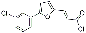 (2E)-3-[5-(3-CHLOROPHENYL)-2-FURYL]ACRYLOYL CHLORIDE 结构式