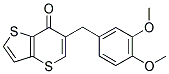 6-(3,4-DIMETHOXYBENZYL)-7H-THIENO[3,2-B]THIOPYRAN-7-ONE 结构式
