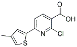 2-CHLORO-6-(4-METHYLTHIEN-2-YL)NICOTINIC ACID 结构式