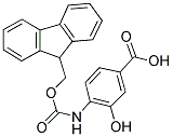 FMOC-4-AMINO-3-HYDROXYBENZOIC ACID 结构式