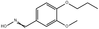 (E)-3-甲氧基-4-丙氧基苯甲醛肟 结构式